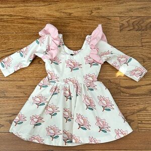 Monica & Andy orchid dress